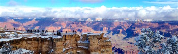 Snow on rim