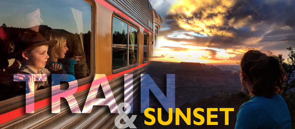 Train & Sunset