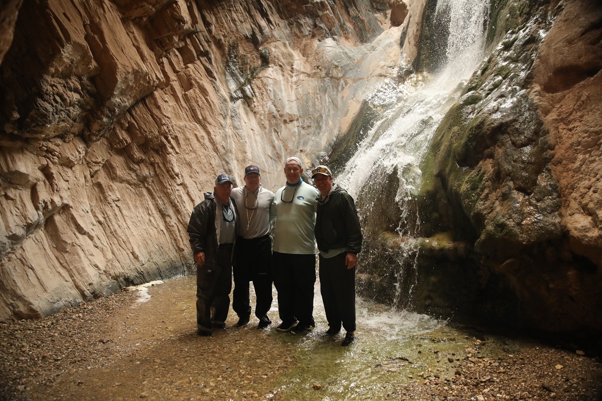 Travertine Grotto in the lower Grand Canyon