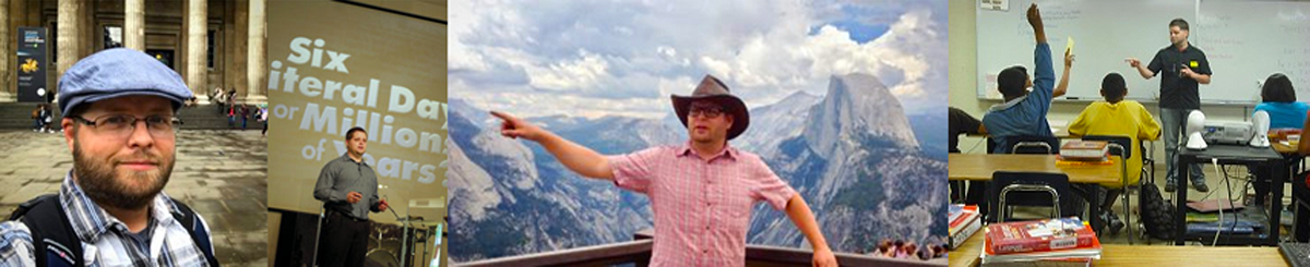 Nate Loper Teaching geology at Yosemite National Park, California