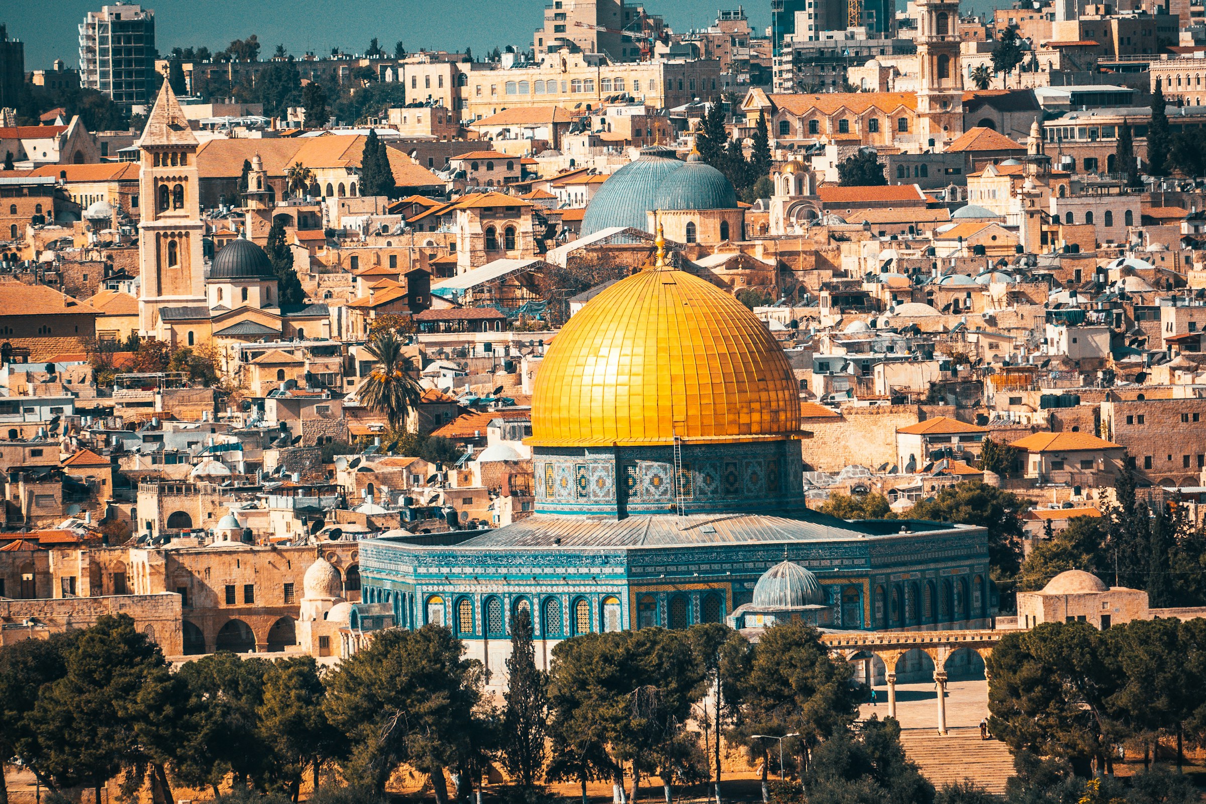 Temple Mount in Jerusalem, where Jesus taught during Passion Week