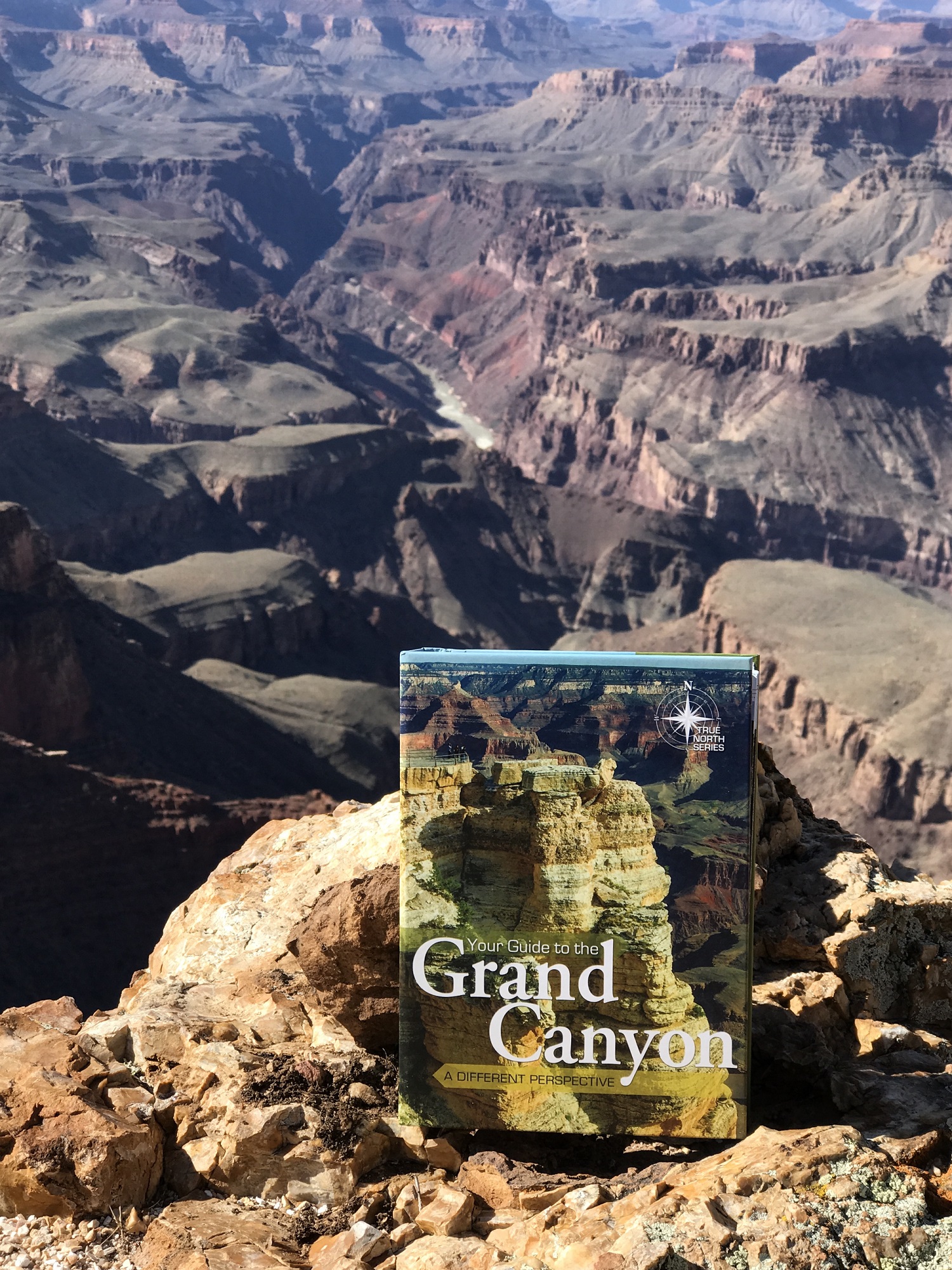 Grand Canyon Guide Book on South Rim Vertical