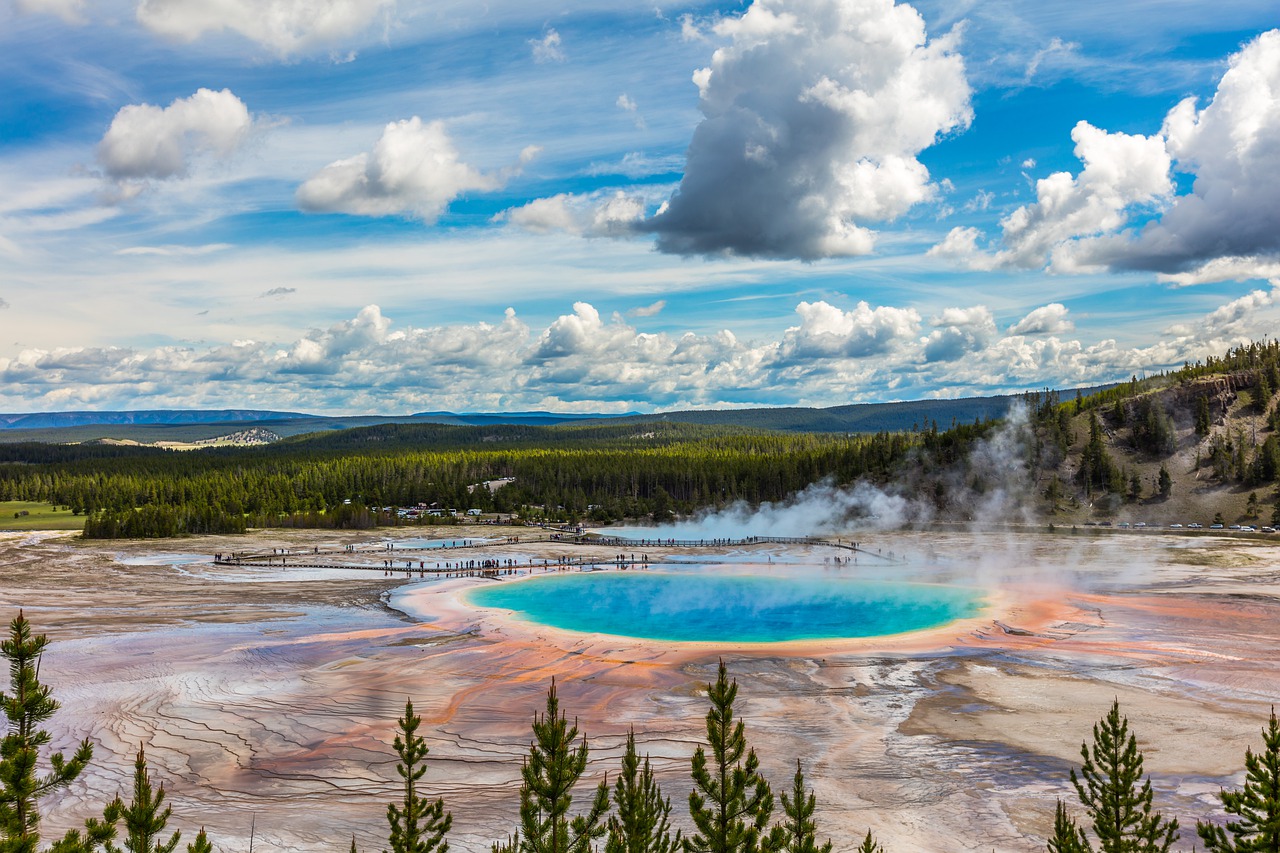 Yellowstone National Park Prismatic Pool