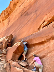 Climbing Out of Coyote Gulch