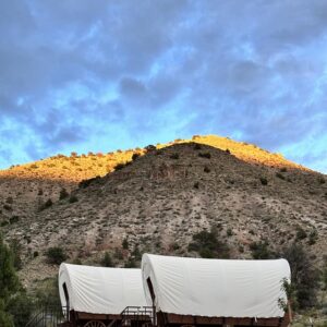 Wagons at the Bar 10 Ranch Arizona