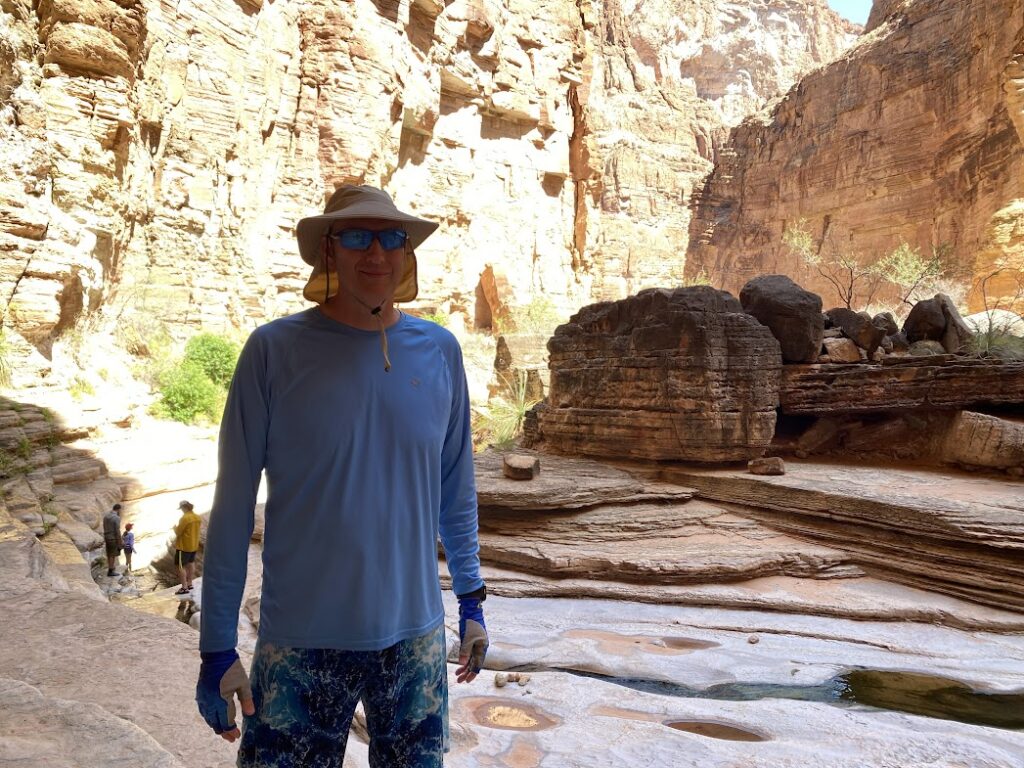 Tim Chaffey on a Grand Canyon Ministries River Trip 2