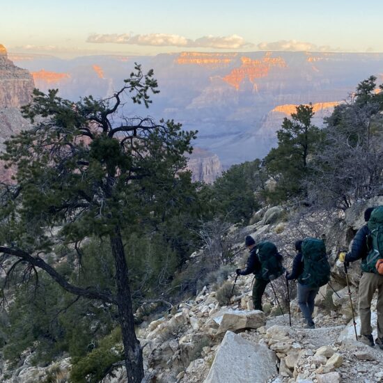 Early Morning Descent of Hermit Trail