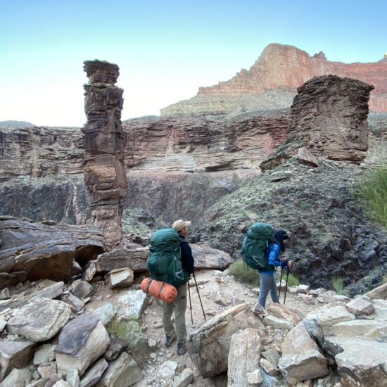 Hikers Entering Monument Creek Canyon