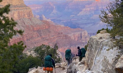 Morning Glow of the Canyon from Hermit Trail