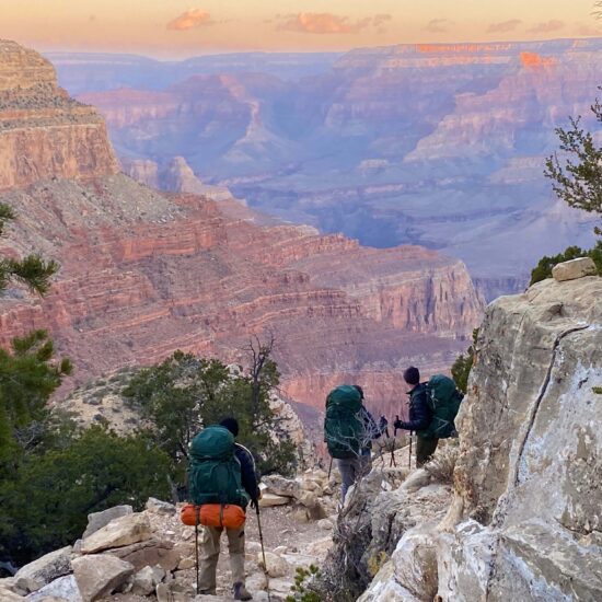 Morning Glow of the Canyon from Hermit Trail