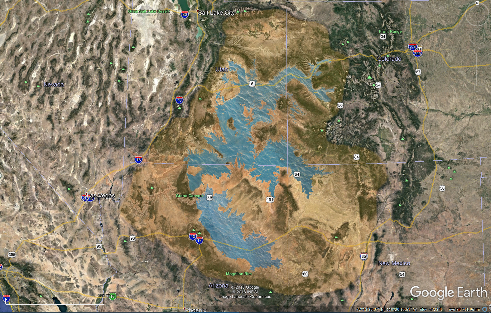 All Lakes on Plateau Drawdown