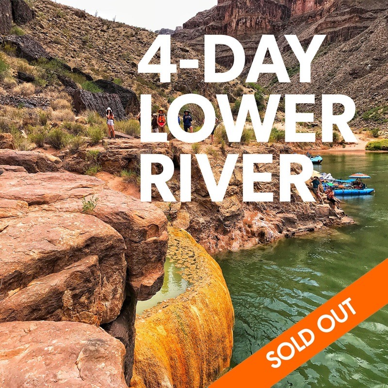 Grand Canyon 4-day River Trips Sold Out