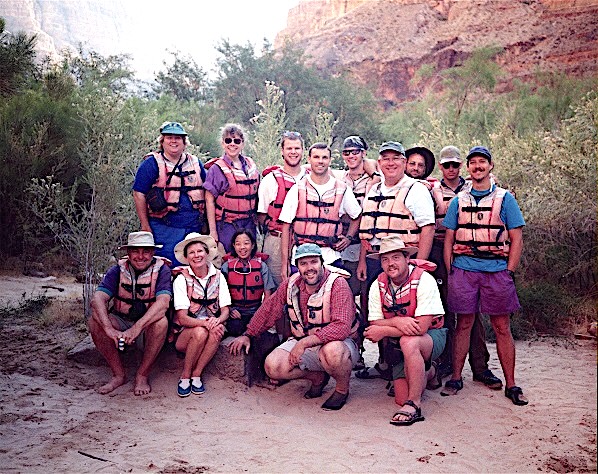1997 Grand Canyon River Trip Group