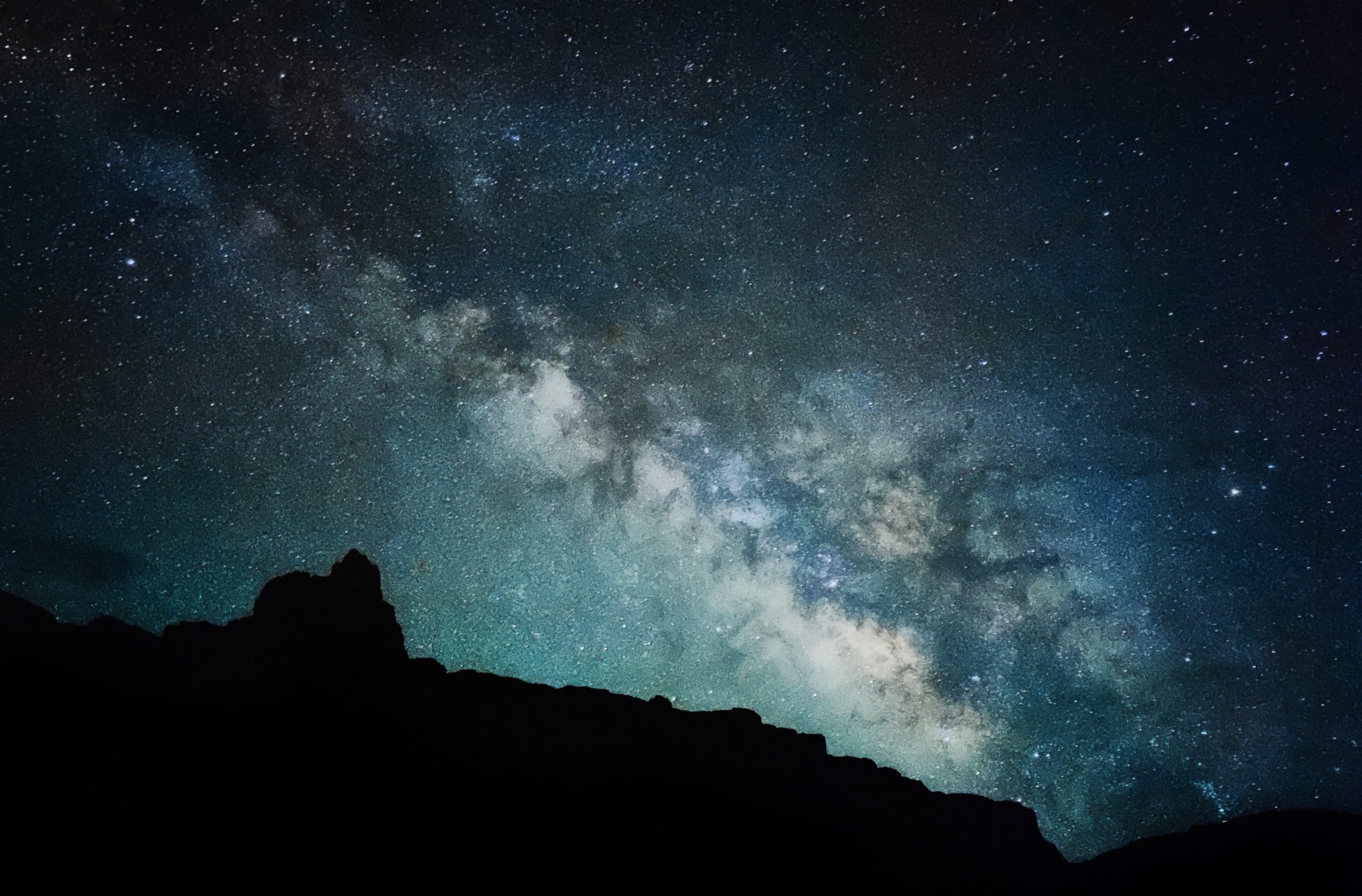 Milky Way over Comanche Point at Grand Canyon National Park, photographed by Nate Loper